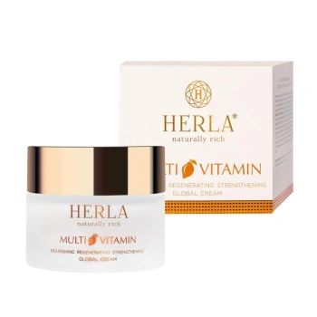 HERLA Koktajl witaminowy dla twojej skóry - Global Cream - Krem na dzień i na noc 50 ml